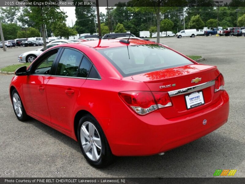 Red Hot / Jet Black 2015 Chevrolet Cruze Diesel