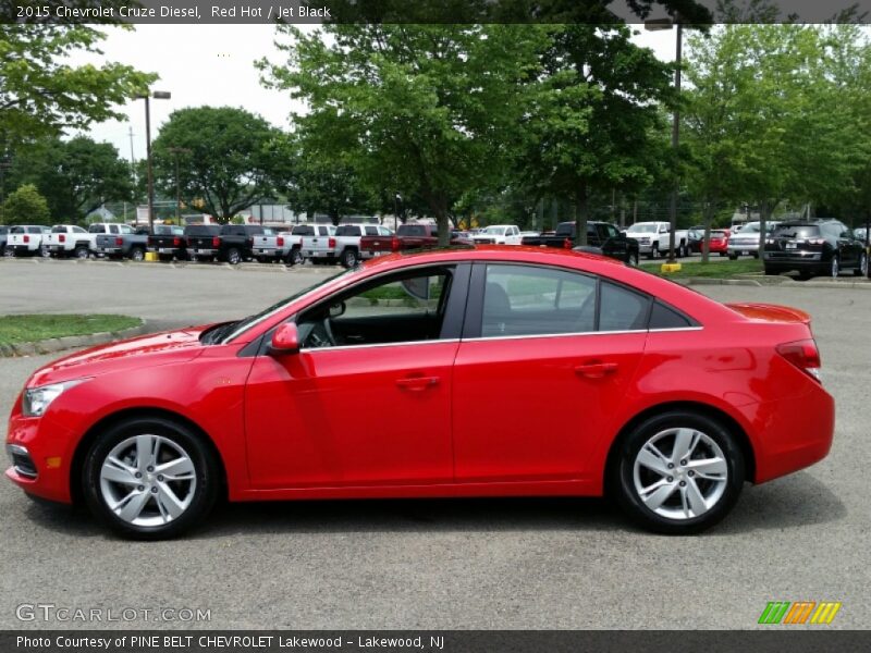 Red Hot / Jet Black 2015 Chevrolet Cruze Diesel