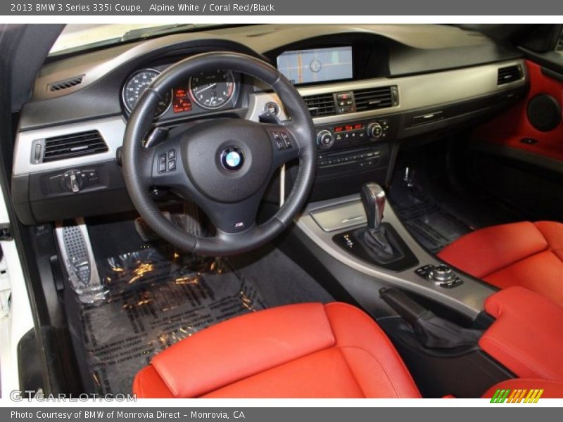  2013 3 Series 335i Coupe Coral Red/Black Interior