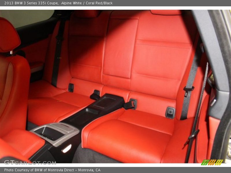 Alpine White / Coral Red/Black 2013 BMW 3 Series 335i Coupe