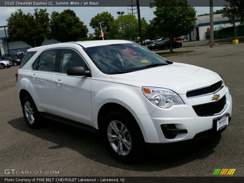 Summit White / Jet Black 2015 Chevrolet Equinox LS