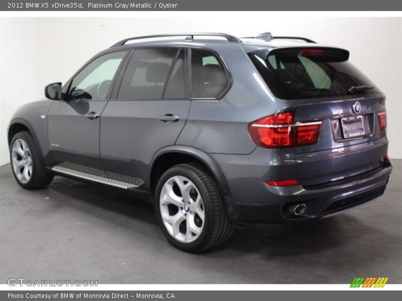 Platinum Gray Metallic / Oyster 2012 BMW X5 xDrive35d