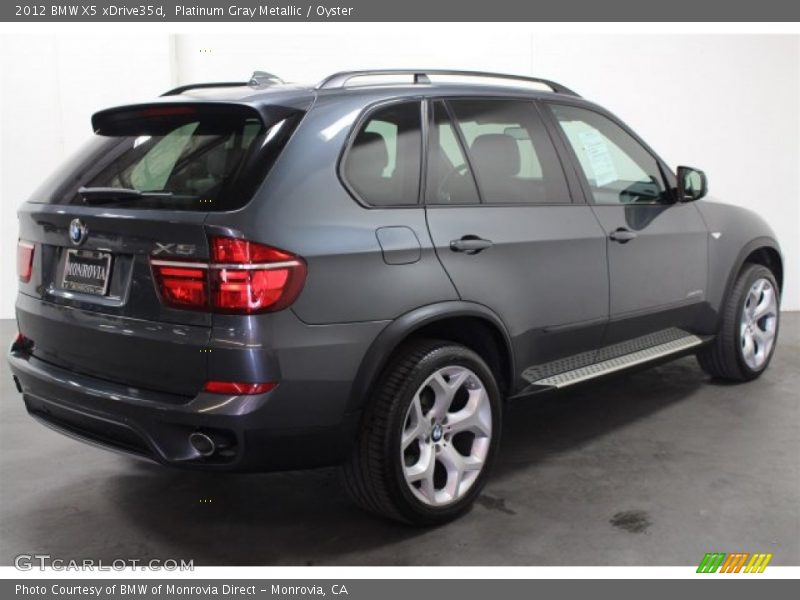 Platinum Gray Metallic / Oyster 2012 BMW X5 xDrive35d