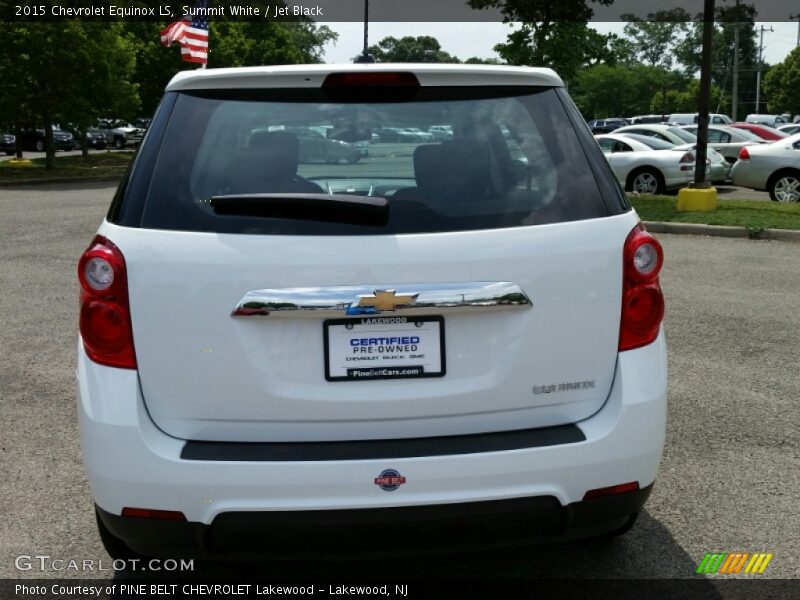Summit White / Jet Black 2015 Chevrolet Equinox LS
