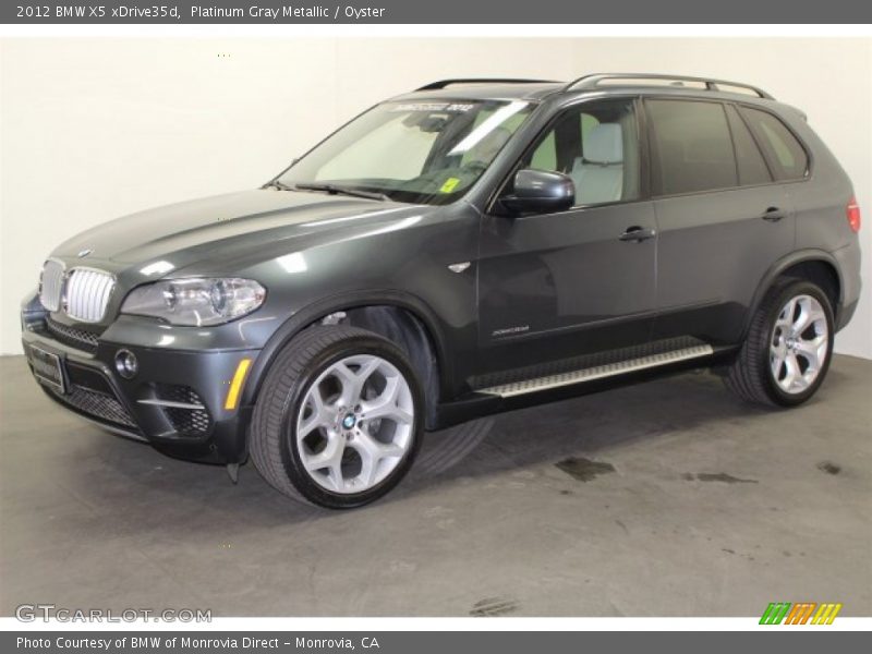 Platinum Gray Metallic / Oyster 2012 BMW X5 xDrive35d