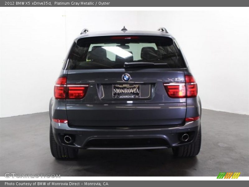 Platinum Gray Metallic / Oyster 2012 BMW X5 xDrive35d