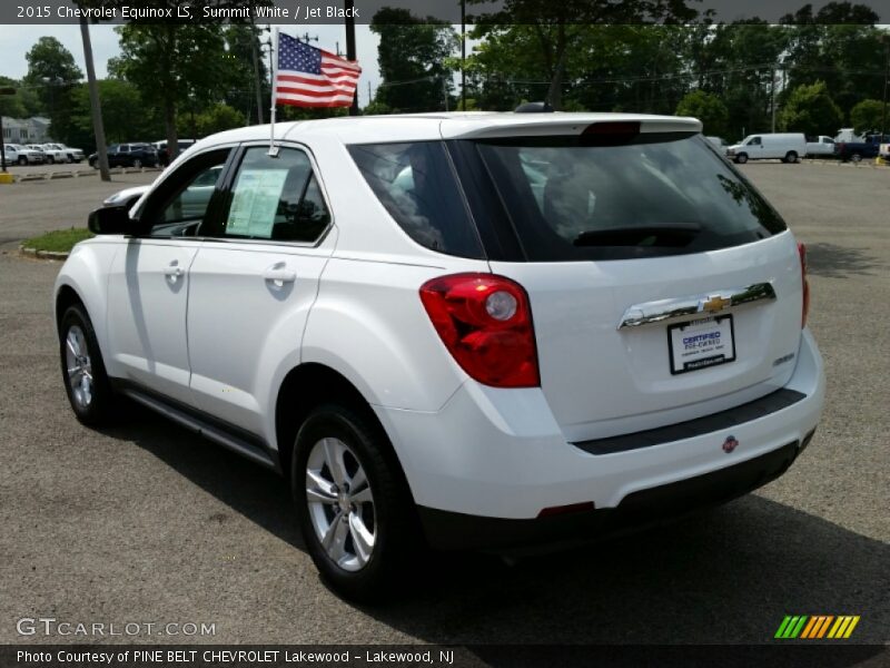 Summit White / Jet Black 2015 Chevrolet Equinox LS
