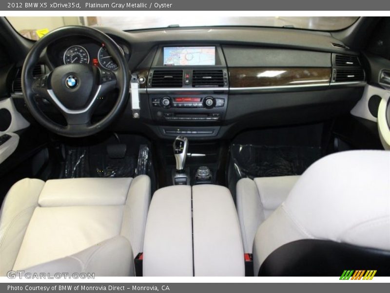 Platinum Gray Metallic / Oyster 2012 BMW X5 xDrive35d