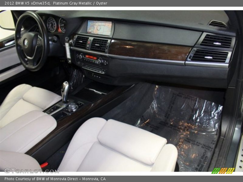 Platinum Gray Metallic / Oyster 2012 BMW X5 xDrive35d