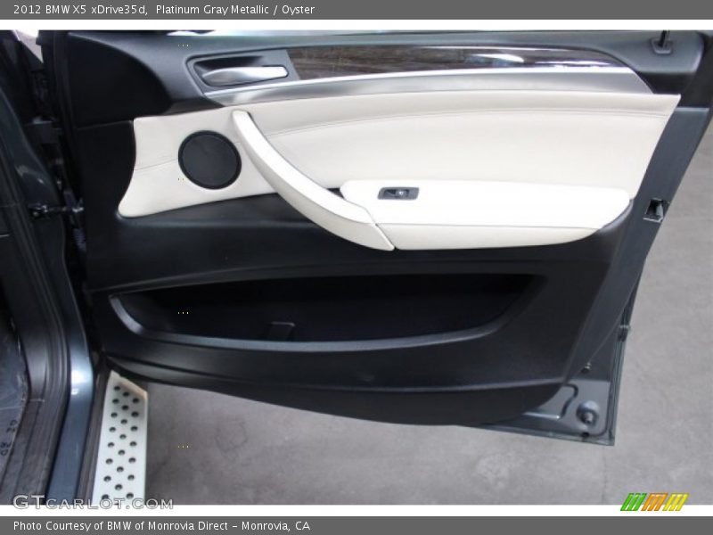 Platinum Gray Metallic / Oyster 2012 BMW X5 xDrive35d