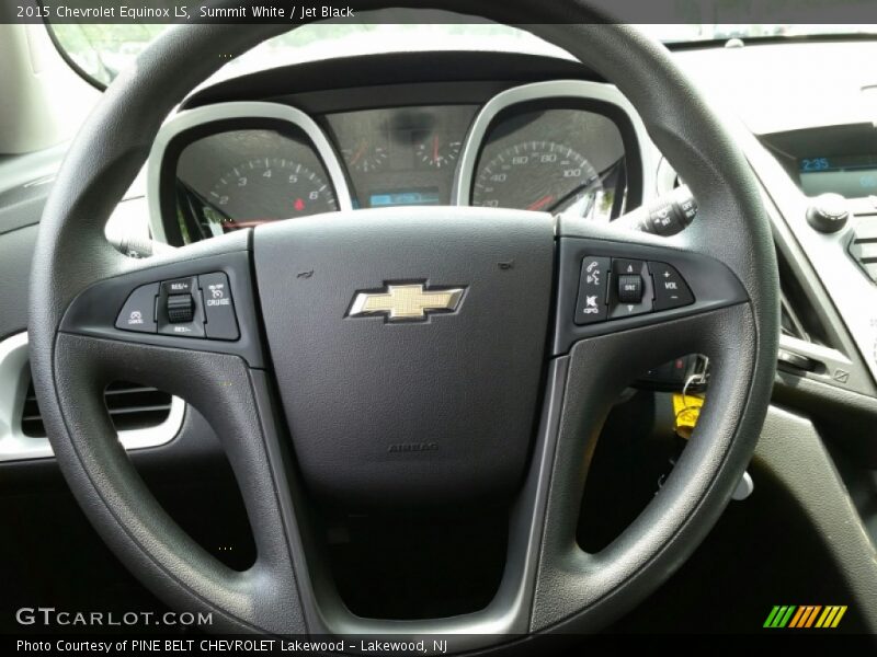Summit White / Jet Black 2015 Chevrolet Equinox LS