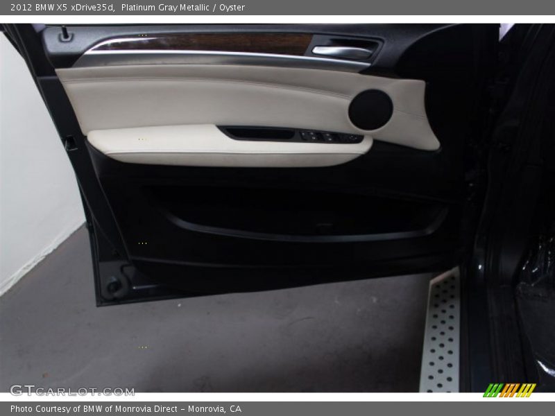 Platinum Gray Metallic / Oyster 2012 BMW X5 xDrive35d