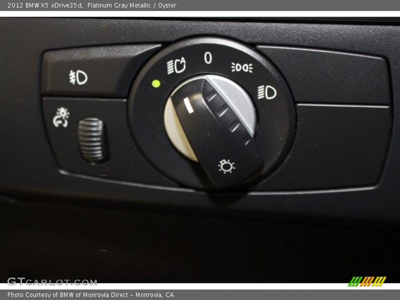 Platinum Gray Metallic / Oyster 2012 BMW X5 xDrive35d