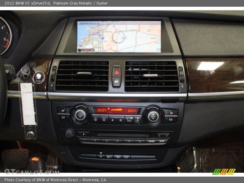 Platinum Gray Metallic / Oyster 2012 BMW X5 xDrive35d