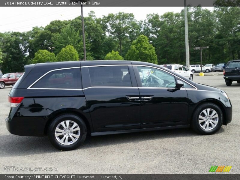 Crystal Black Pearl / Gray 2014 Honda Odyssey EX-L