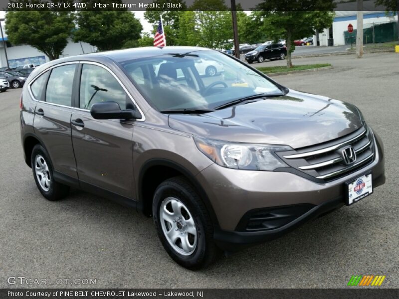 Urban Titanium Metallic / Black 2012 Honda CR-V LX 4WD