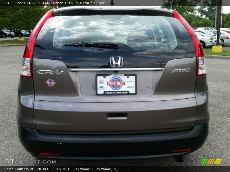 Urban Titanium Metallic / Black 2012 Honda CR-V LX 4WD