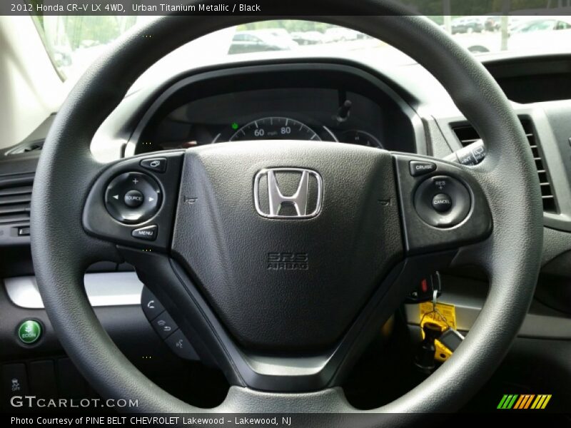 Urban Titanium Metallic / Black 2012 Honda CR-V LX 4WD