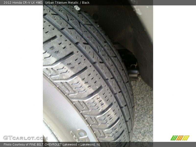 Urban Titanium Metallic / Black 2012 Honda CR-V LX 4WD
