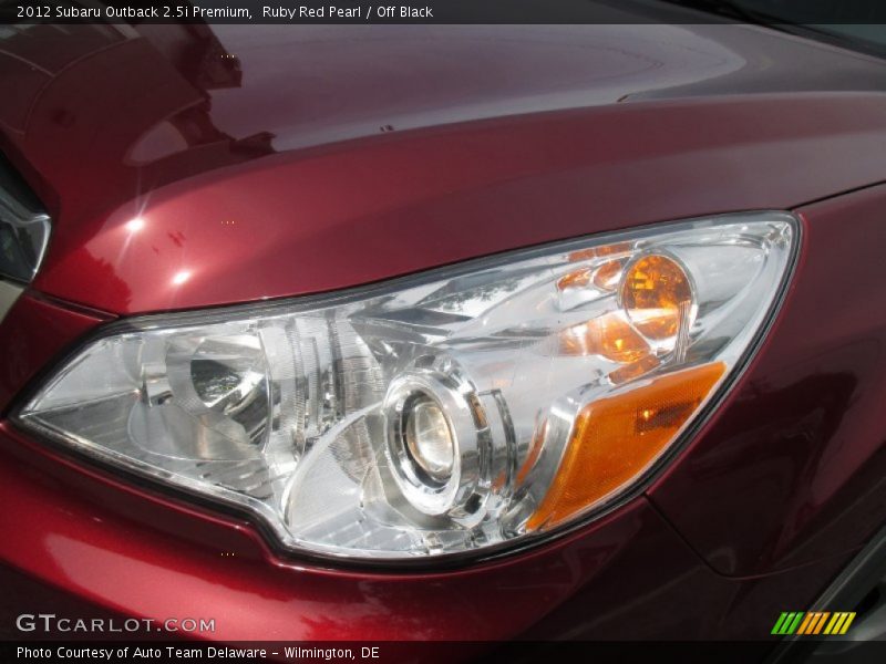 Ruby Red Pearl / Off Black 2012 Subaru Outback 2.5i Premium