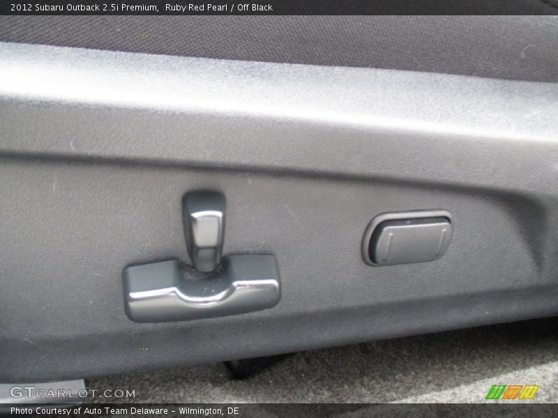 Ruby Red Pearl / Off Black 2012 Subaru Outback 2.5i Premium
