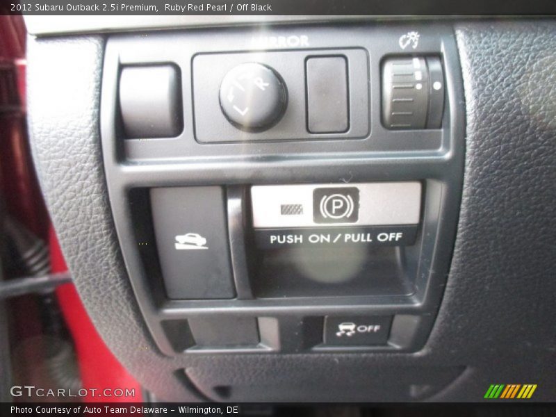 Ruby Red Pearl / Off Black 2012 Subaru Outback 2.5i Premium