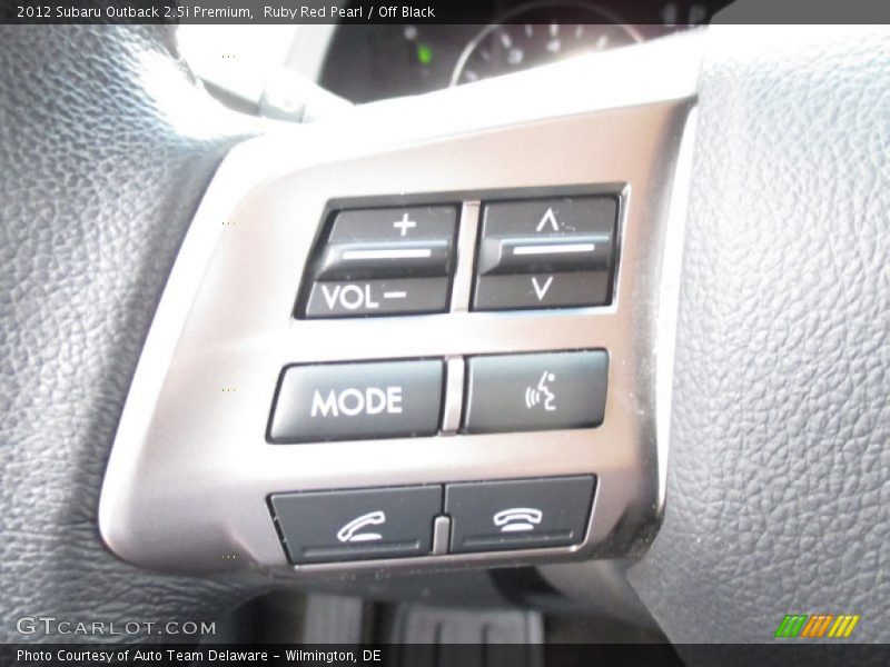 Ruby Red Pearl / Off Black 2012 Subaru Outback 2.5i Premium