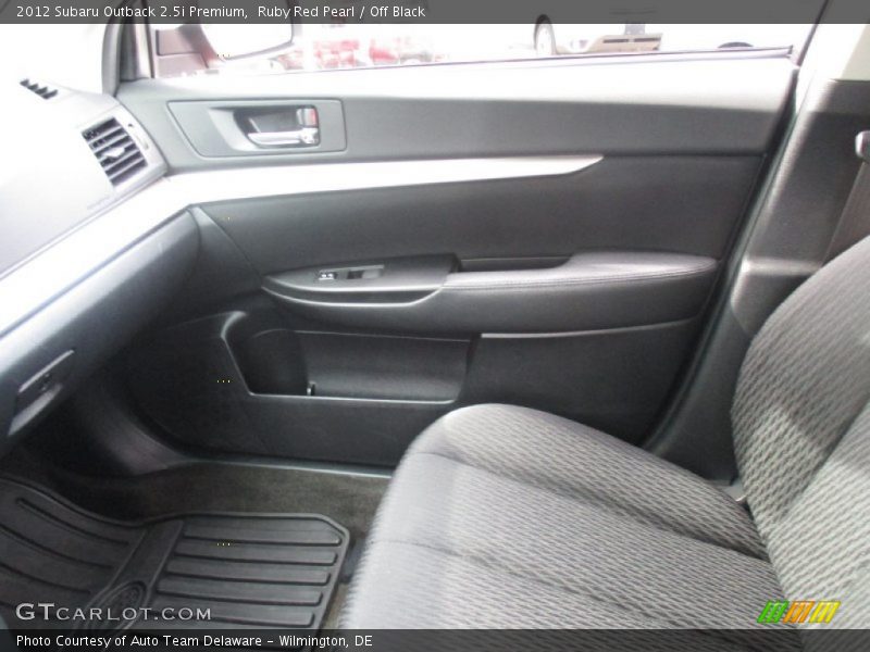 Ruby Red Pearl / Off Black 2012 Subaru Outback 2.5i Premium