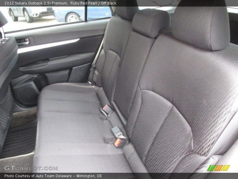Ruby Red Pearl / Off Black 2012 Subaru Outback 2.5i Premium
