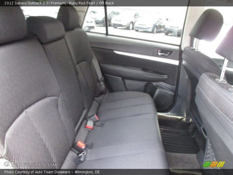 Ruby Red Pearl / Off Black 2012 Subaru Outback 2.5i Premium