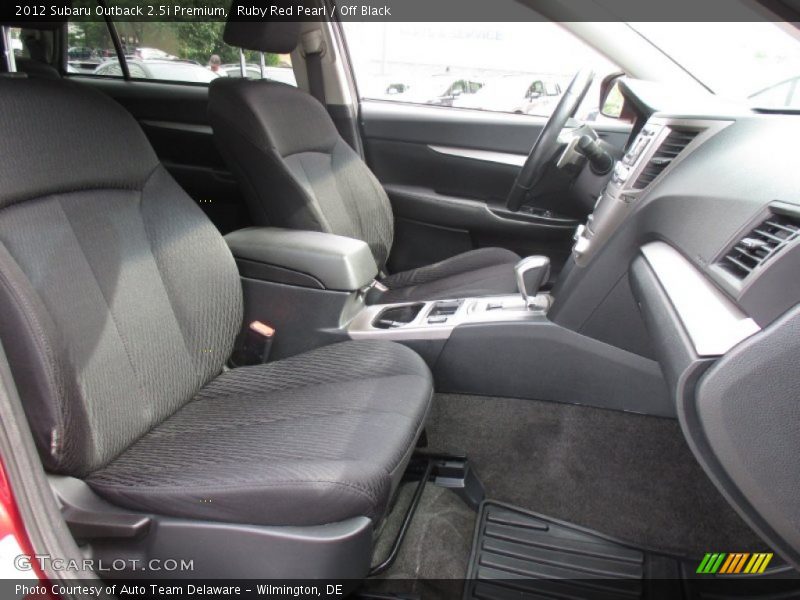 Ruby Red Pearl / Off Black 2012 Subaru Outback 2.5i Premium