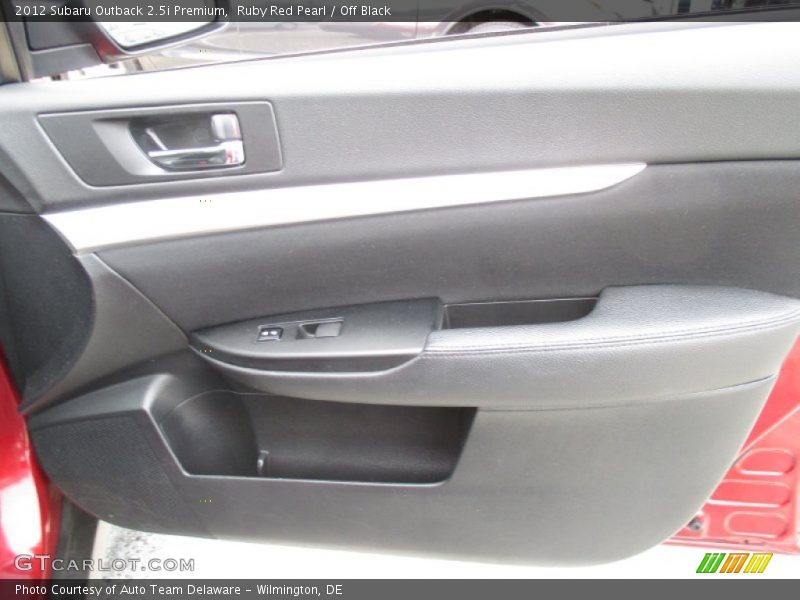 Ruby Red Pearl / Off Black 2012 Subaru Outback 2.5i Premium