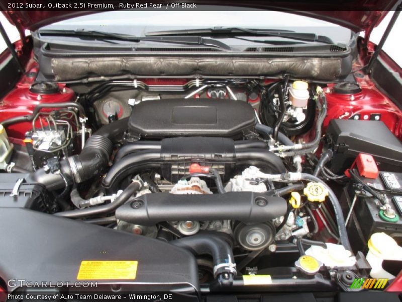 Ruby Red Pearl / Off Black 2012 Subaru Outback 2.5i Premium