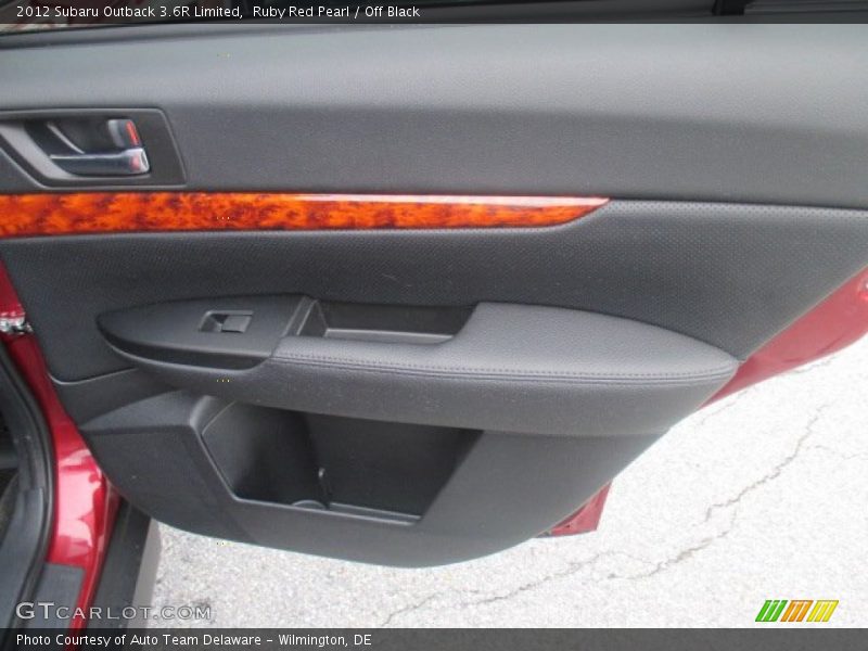 Ruby Red Pearl / Off Black 2012 Subaru Outback 3.6R Limited