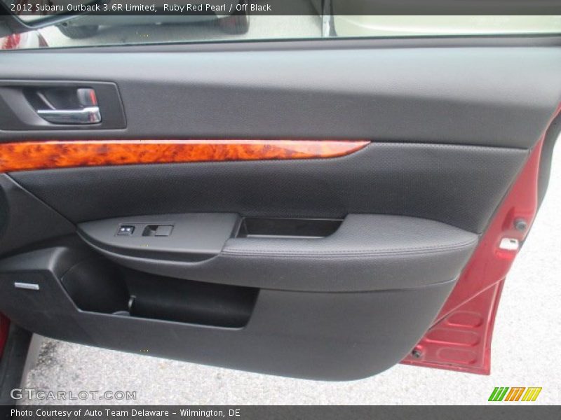 Ruby Red Pearl / Off Black 2012 Subaru Outback 3.6R Limited