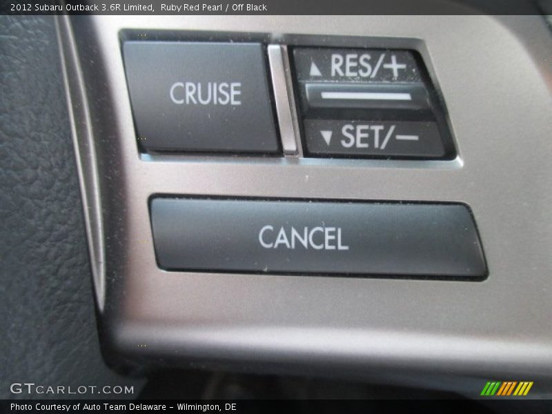 Ruby Red Pearl / Off Black 2012 Subaru Outback 3.6R Limited