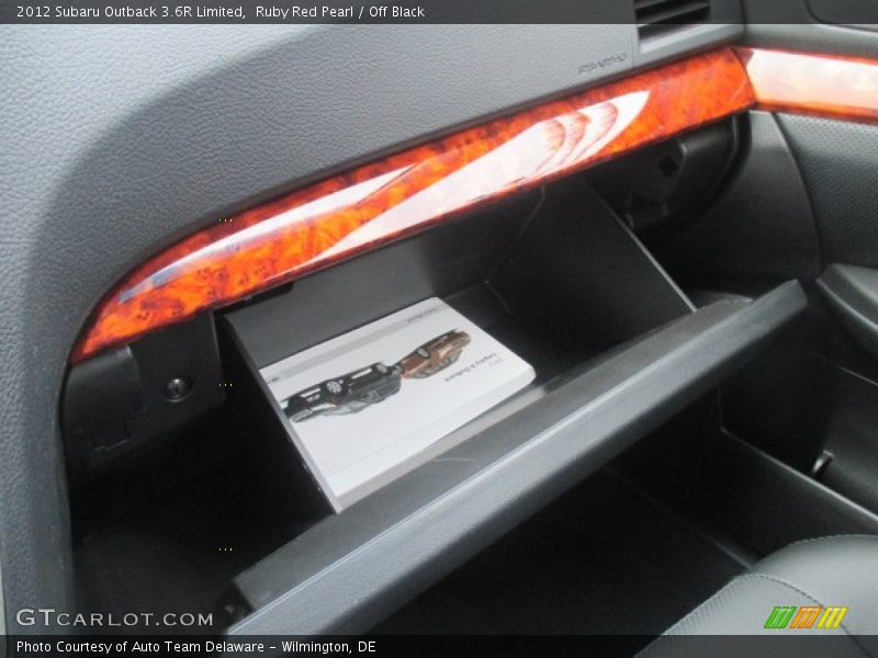 Ruby Red Pearl / Off Black 2012 Subaru Outback 3.6R Limited