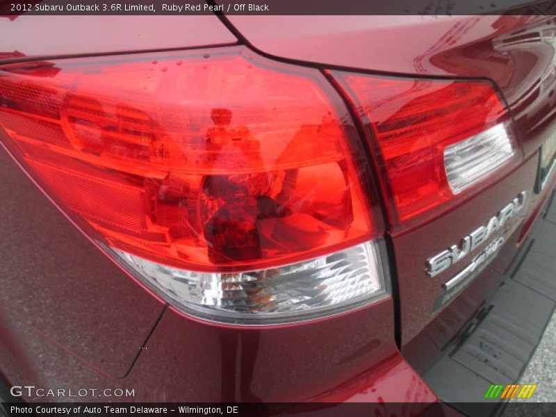 Ruby Red Pearl / Off Black 2012 Subaru Outback 3.6R Limited