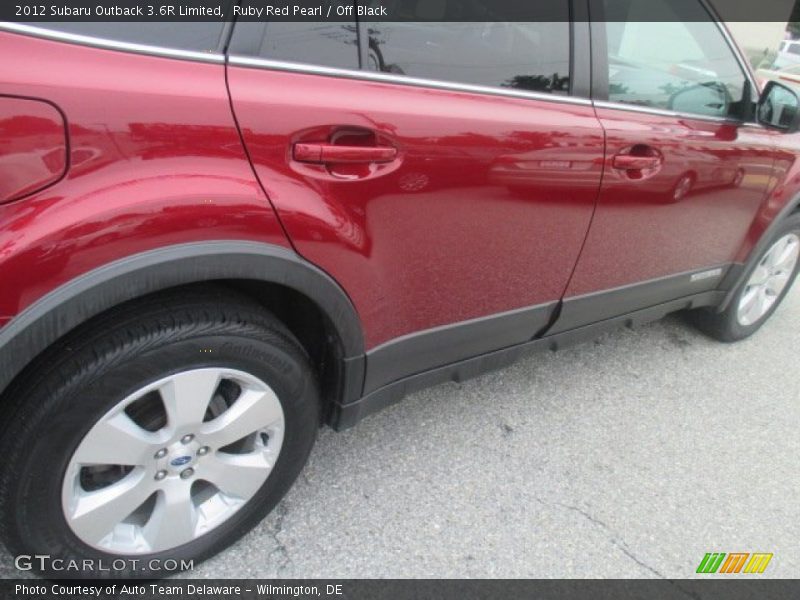 Ruby Red Pearl / Off Black 2012 Subaru Outback 3.6R Limited