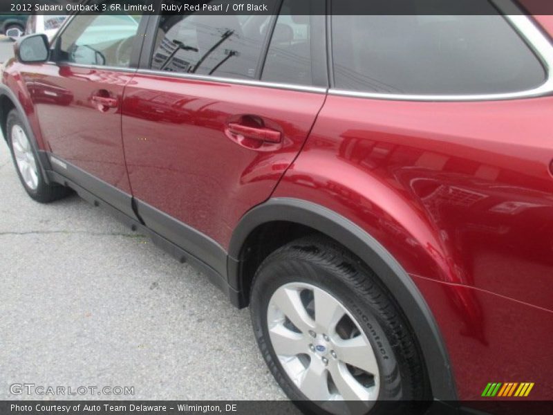 Ruby Red Pearl / Off Black 2012 Subaru Outback 3.6R Limited