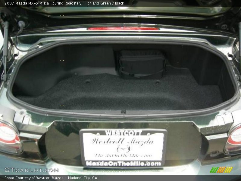Highland Green / Black 2007 Mazda MX-5 Miata Touring Roadster