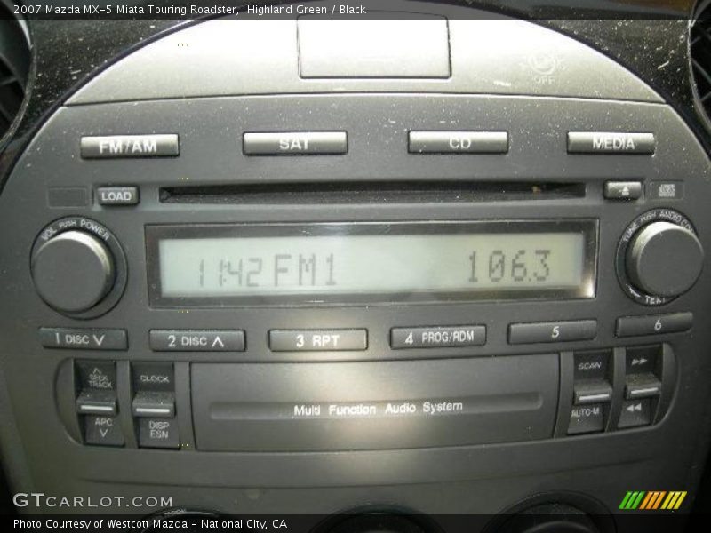 Highland Green / Black 2007 Mazda MX-5 Miata Touring Roadster