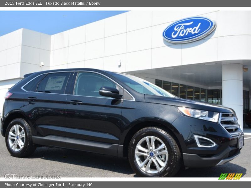 Tuxedo Black Metallic / Ebony 2015 Ford Edge SEL