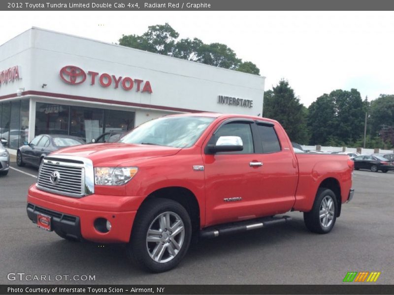 Radiant Red / Graphite 2012 Toyota Tundra Limited Double Cab 4x4