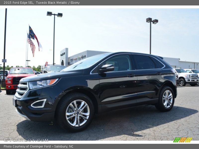 Tuxedo Black Metallic / Ebony 2015 Ford Edge SEL