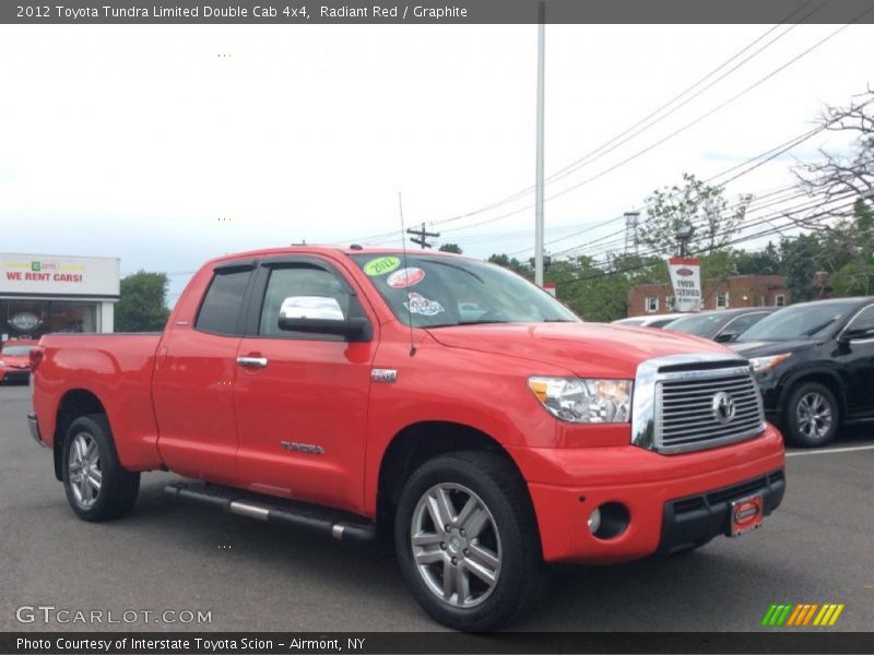 Radiant Red / Graphite 2012 Toyota Tundra Limited Double Cab 4x4