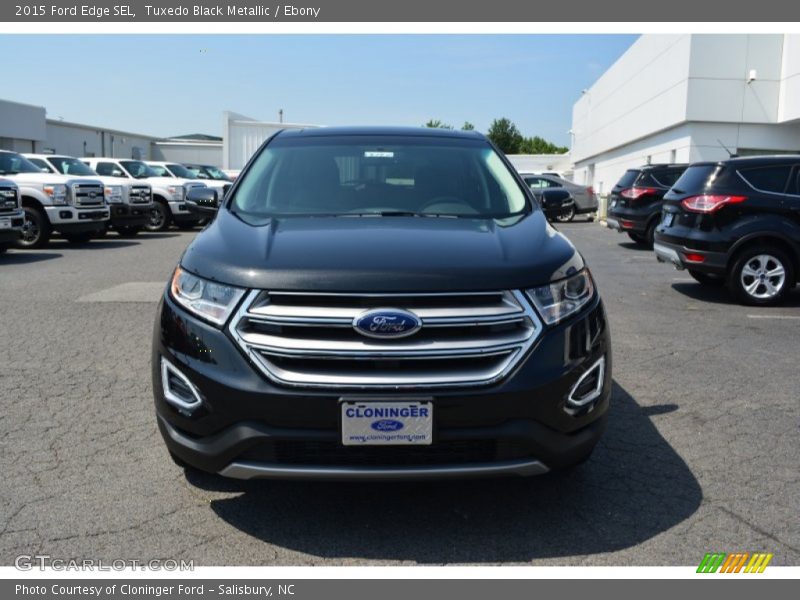 Tuxedo Black Metallic / Ebony 2015 Ford Edge SEL