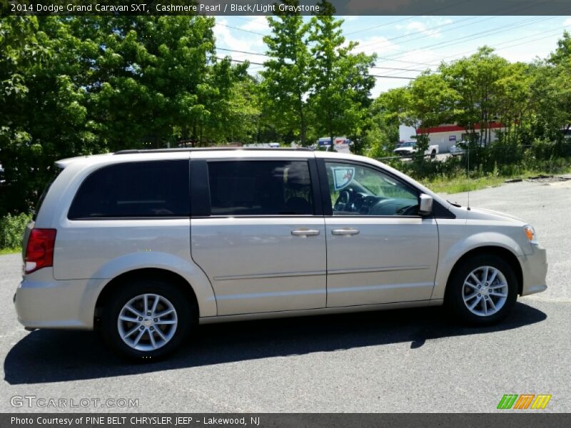 Cashmere Pearl / Black/Light Graystone 2014 Dodge Grand Caravan SXT