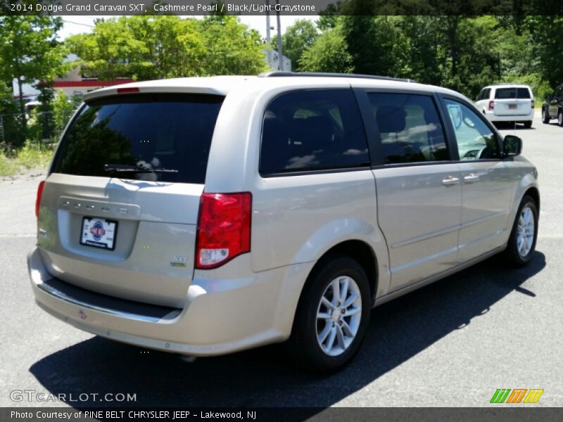Cashmere Pearl / Black/Light Graystone 2014 Dodge Grand Caravan SXT