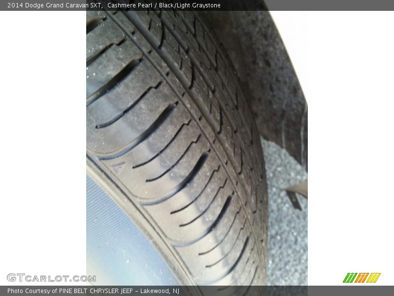 Cashmere Pearl / Black/Light Graystone 2014 Dodge Grand Caravan SXT